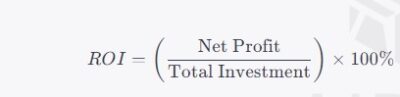 formula for ROI ROI