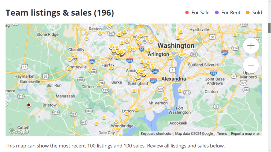 Zillow Map Red Door Metro